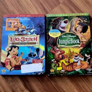 Disney Lilo & Stitch and The Jungle Book DVD Set